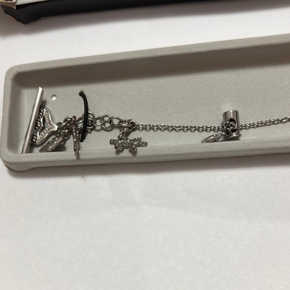 iWatch 45MM Charm Bracelet watch band with bedazzled watch face protector. - Picture 4 of 4